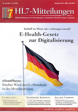 Article dans le magazine HL7 Mitteilungen sur le DSP